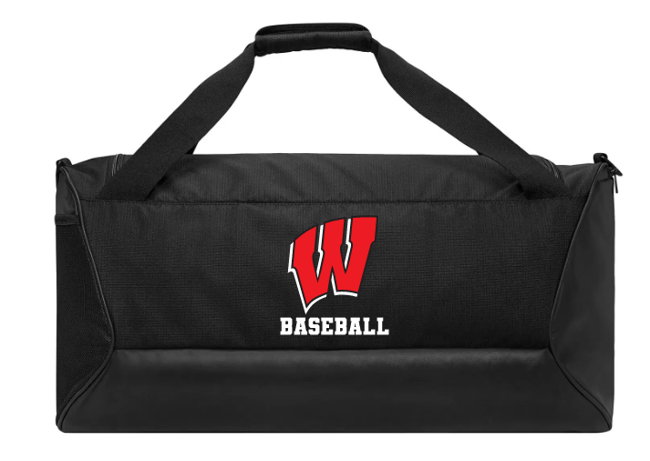 Halifax West High School - Black W Baseball Nike Duffel Bag