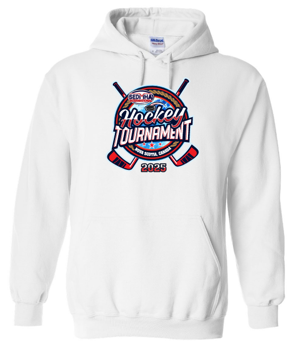 SEDMHA Minor Hockey Tournament - White SEDMHA 2025 Hoodie (Full Chest)