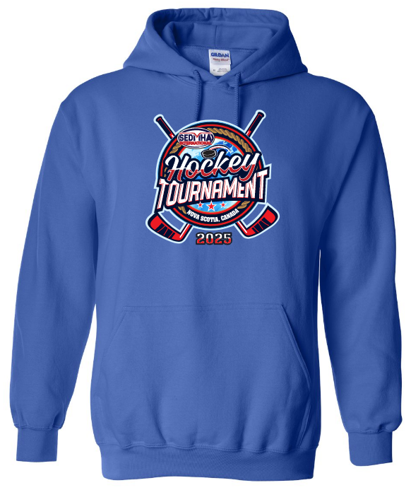 SEDMHA Minor Hockey Tournament - Royal Blue SEDMHA 2025 Hoodie (Full Chest)