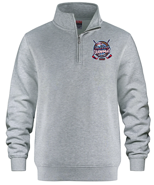 SEDMHA Minor Hockey Tournament - Athletic Grey Heather SEDMHA CSW 1/4 Zip Sweater (Full Chest)