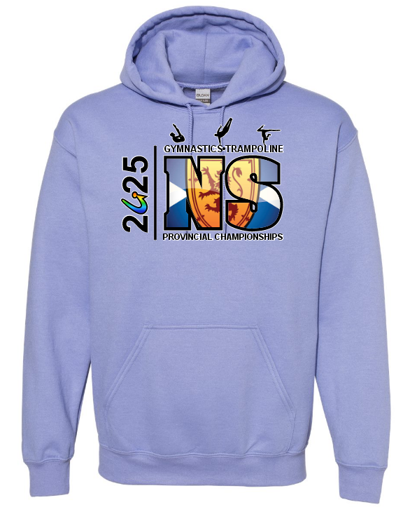 NS Gymnastics and Trampoline Provincial Championships 2025 - Violet Hoodie (Full Chest)