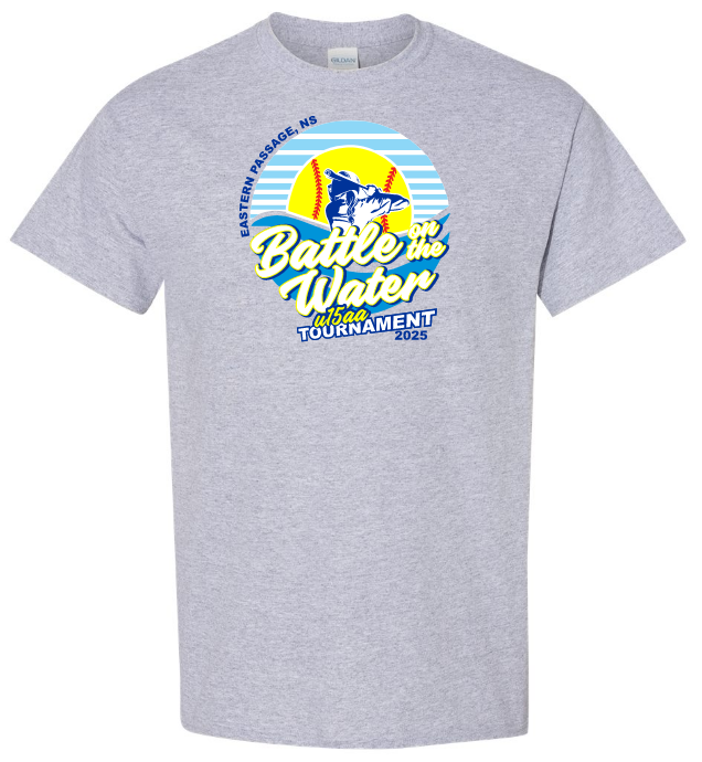 Battle on the Water Tournament - Sport Grey Cotton T-Shirt (Full Chest)