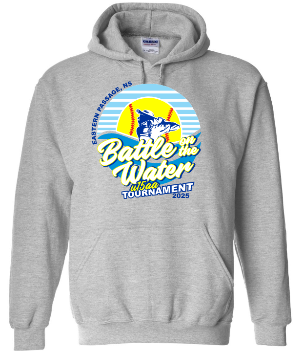 Battle on the Water Tournament - Sport Grey Hoodie (Full Chest)