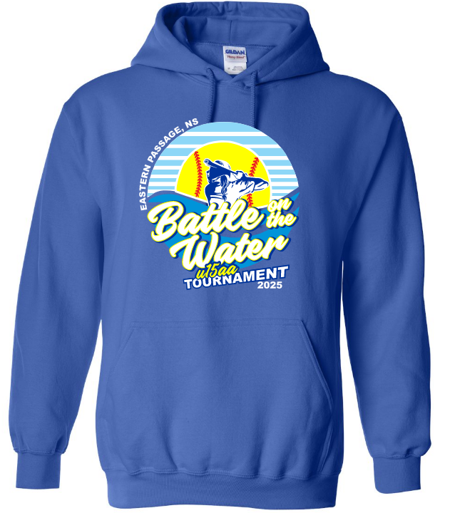 Battle on the Water Tournament - Royal Blue Hoodie (Full Chest)