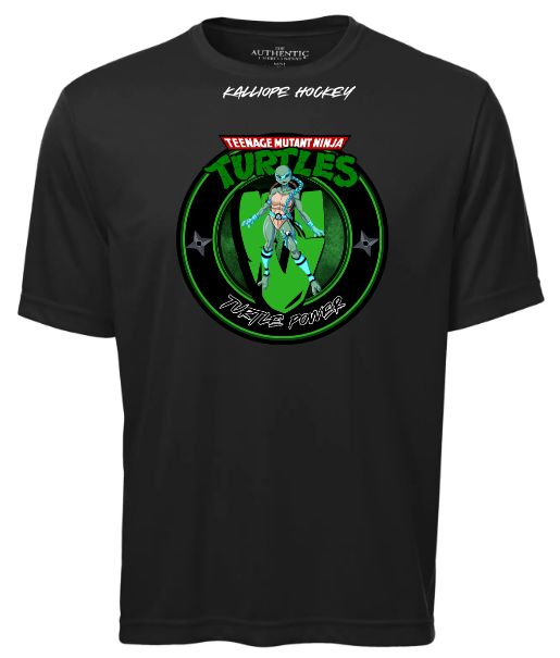 Kalliope Hockey - Black Kalliope Team Short Sleeve Moist Wick