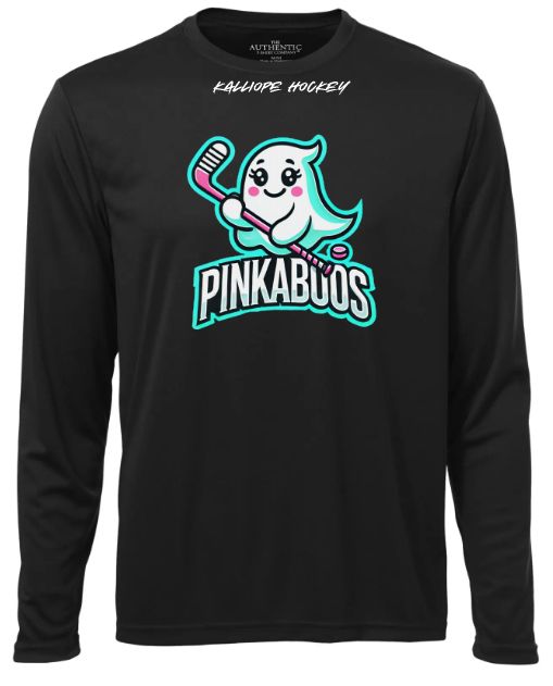 Kalliope Hockey - Black Kalliope Team Long Sleeve Moist Wick Shirt