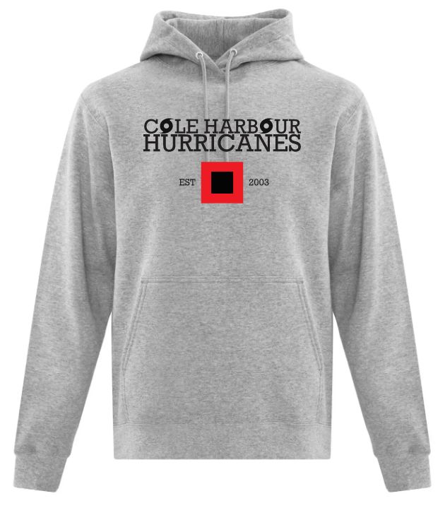 Cole Harbour Hurricanes - Athletic Grey CHH Hoodie (Full Chest)