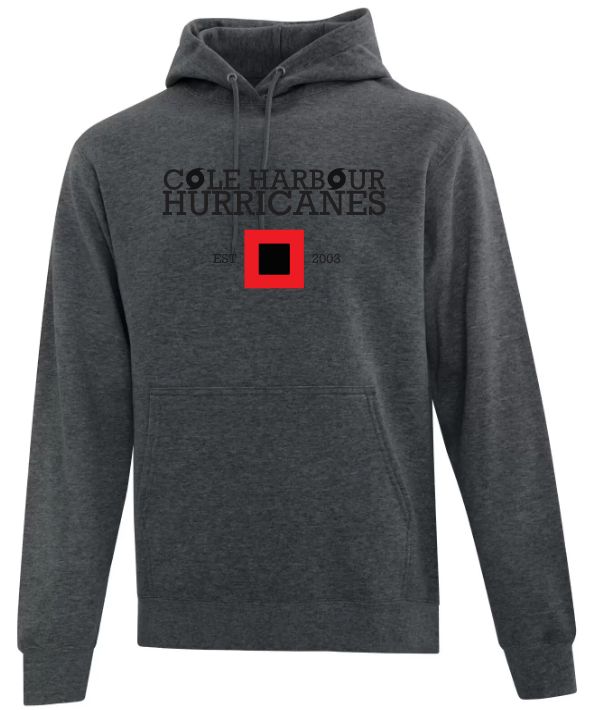 Cole Harbour Hurricanes - Dark Heather Grey CHH Hoodie (Full Chest)