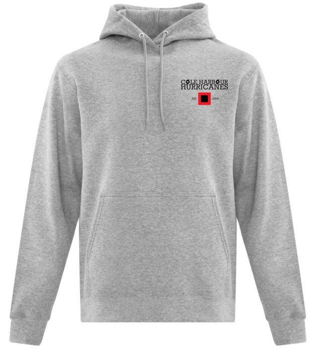Cole Harbour Hurricanes - Athletic Grey CHH Hoodie (Left Chest)