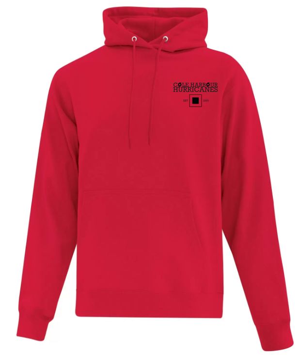 Cole Harbour Hurricanes - Red CHH Hoodie (Left Chest)