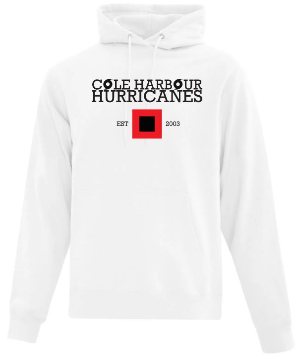 Cole Harbour Hurricanes - White CHH Hoodie (Full Chest)
