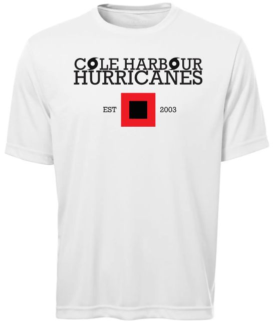 Cole Harbour Hurricanes - White CHH Short Sleeve Performance Shirt (Full Chest)