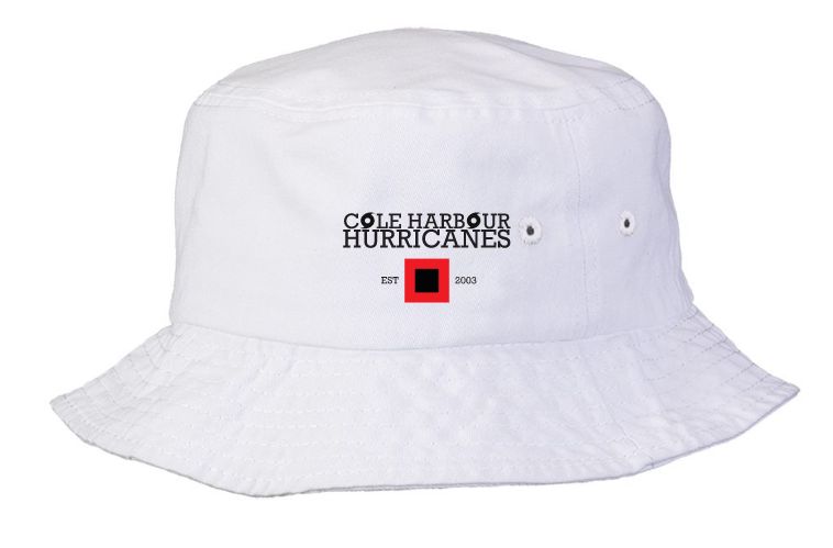 Cole Harbour Hurricanes - White CHH Bucket Hat