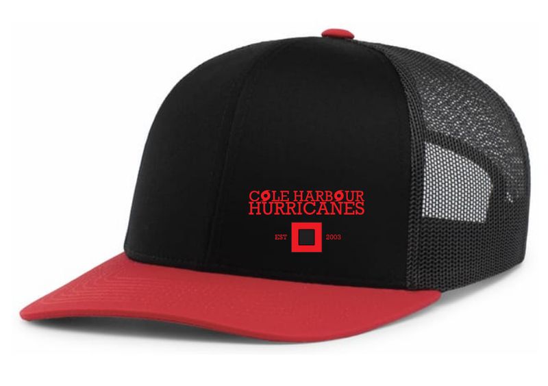Cole Harbour Hurricanes - Red/Black CHH Snapback Trucker Cap