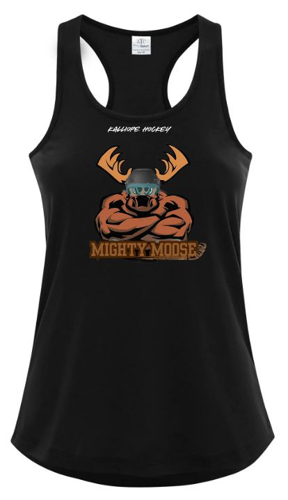 Kalliope Hockey - Black Kalliope Team Racerback Tank Top (Full Chest)