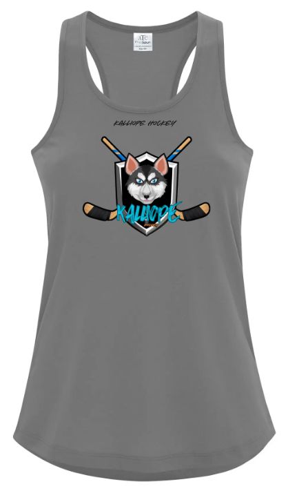 Kalliope Hockey - Coal Grey Kalliope Team Racerback Tank Top (Full Chest)