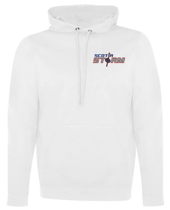 Scotia Storm Ringette - White Game Day Scotia Storm Hoodie (Left Chest)