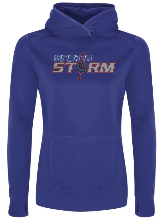 Scotia Storm Ringette - Royal Blue Ladies Game Day Scotia Storm Hoodie (Full Chest)