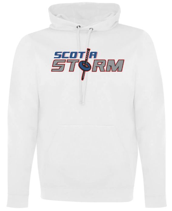 Scotia Storm Ringette - White Game Day Scotia Storm Hoodie (Full Chest)