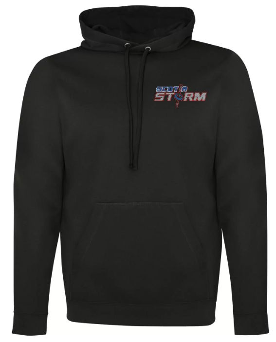 Scotia Storm Ringette - Black Game Day Scotia Storm Hoodie (Left Chest)