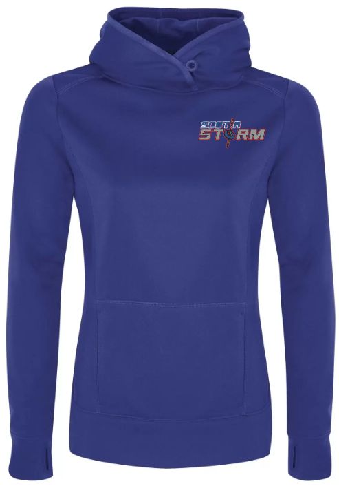 Scotia Storm Ringette - Royal Blue Ladies Game Day Scotia Storm Hoodie (Left Chest)