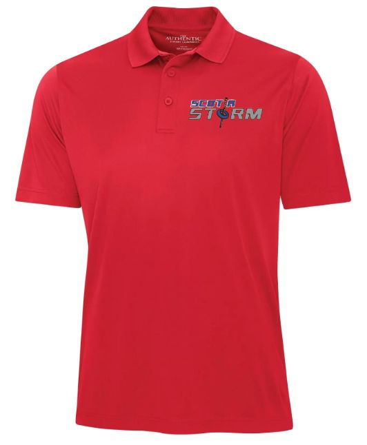 Scotia Storm Ringette - Red Scotia Storm Sport Shirt (Left Chest)