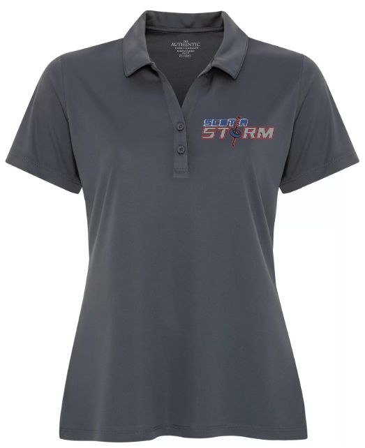 Scotia Storm Ringette - Coal Grey Ladies Scotia Storm Sport Shirt (Left Chest)