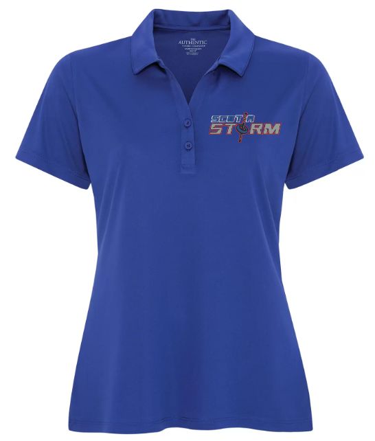 Scotia Storm Ringette - Royal Blue Ladies Scotia Storm Sport Shirt (Left Chest)
