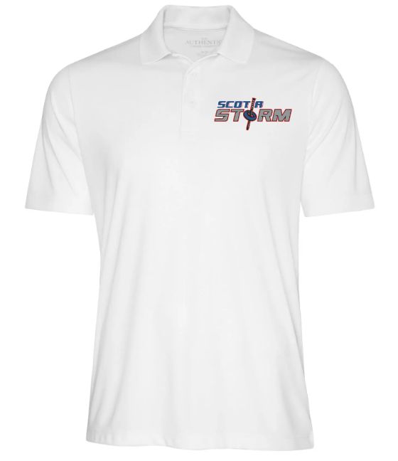 Scotia Storm Ringette - White Scotia Storm Sport Shirt (Left Chest)