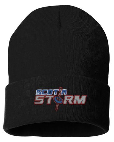 Scotia Storm Ringette - Black Scotia Storm Cuff Beanie
