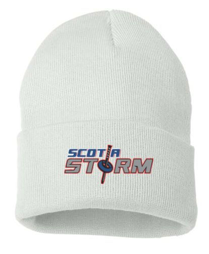 Scotia Storm Ringette - White Scotia Storm Cuff Beanie