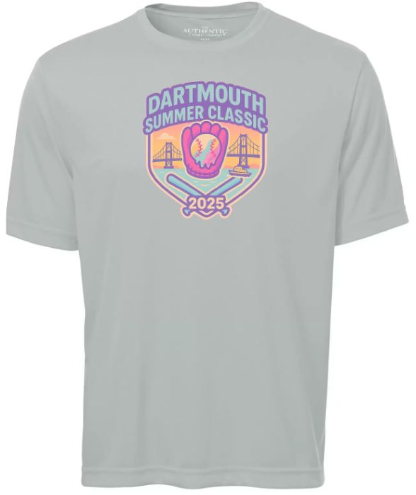 Dartmouth Summer Classic 2025 - Silver Short Sleeve Moist Wick