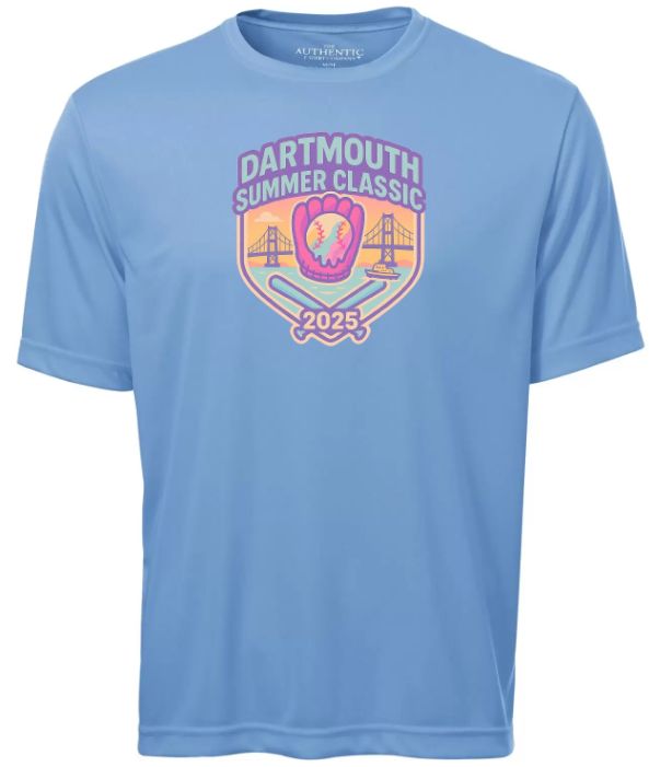 Dartmouth Summer Classic 2025 - Carolina Blue Short Sleeve Moist Wick