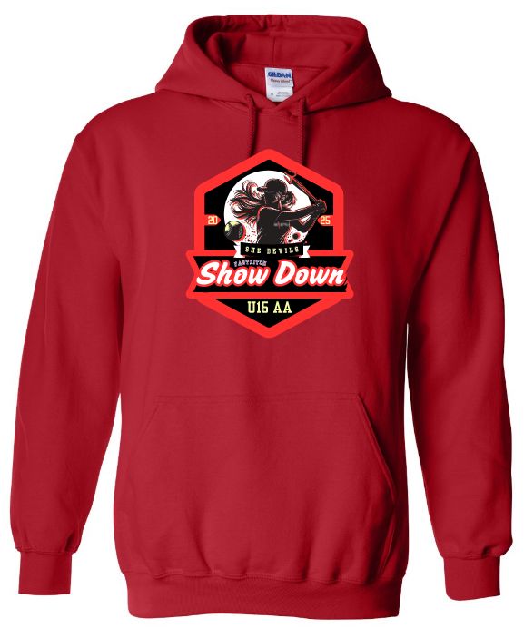She Devils Show Down - Red Hoodie (Full Chest)