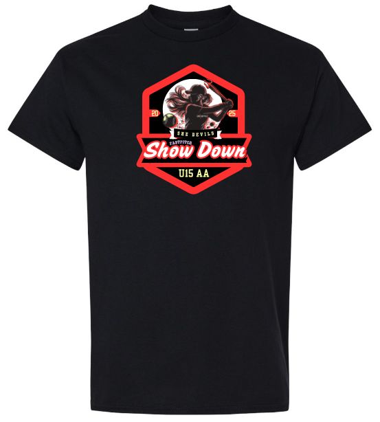 She Devils Show Down - Black T-Shirt (Full Chest)