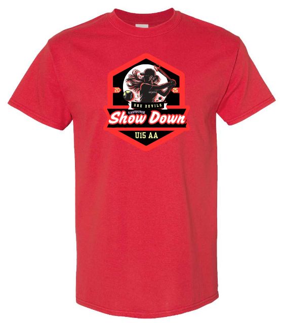 She Devils Show Down - Red T-Shirt (Full Chest)