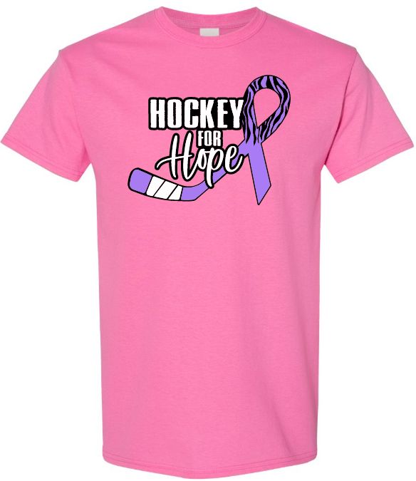 Hockey for Hope - Azalea Pink Hockey for Hope T-Shirts