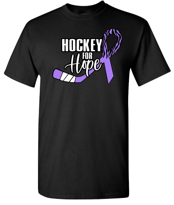 Hockey for Hope - Black Hockey for Hope T-Shirts