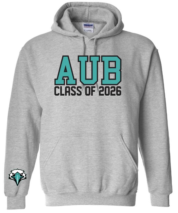 Auburn High - Sport Grey AUB Class of 2026 Hoodie