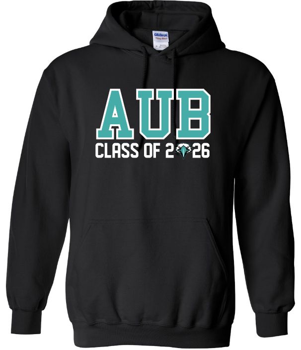 Auburn High - Black AUB Class of 2026 with Eagle Hoodie