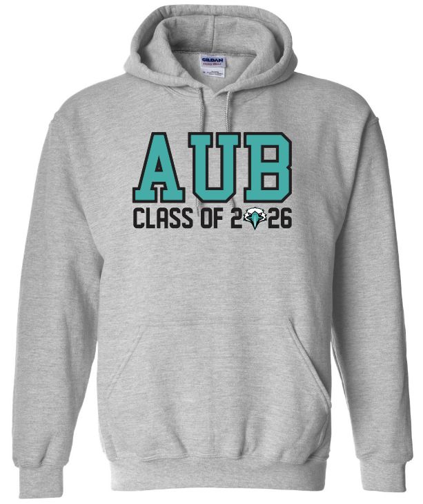 Auburn High - Sport Grey AUB Class of 2026 with Eagle Hoodie