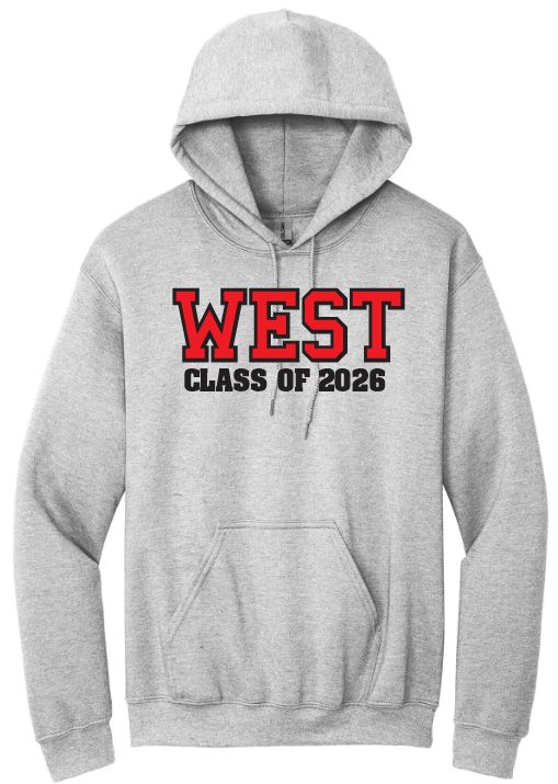 Halifax West High School  -  Sport Grey West Class of 2026 Hoodie