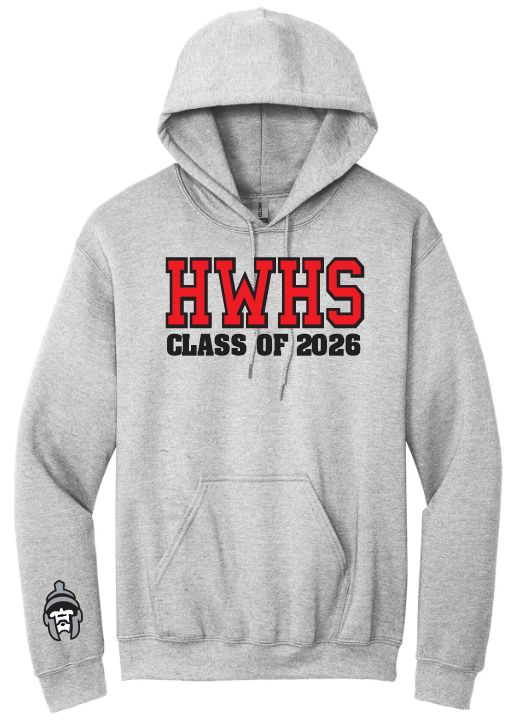Halifax West High School  -  Sport Grey HWHS Class of 2026 Hoodie