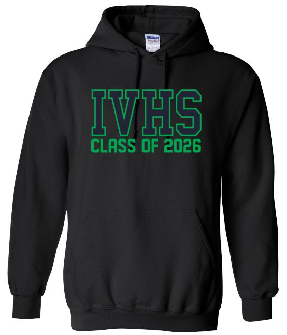 Island View High School - Black IVHS Class of 2026 Hoodie