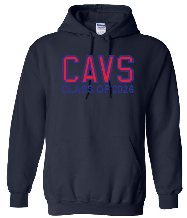 Cole Harbour High - Navy CAVS Class of 2026 Hoodie