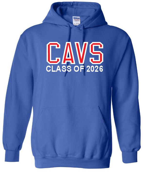 Cole Harbour High - Royal Blue CAVS Class of 2026 Hoodie