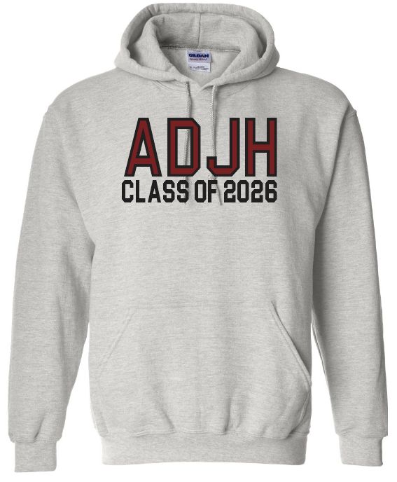 Astral Drive Junior High - Sport Grey Classic ADJH Class of 2026 Hoodie