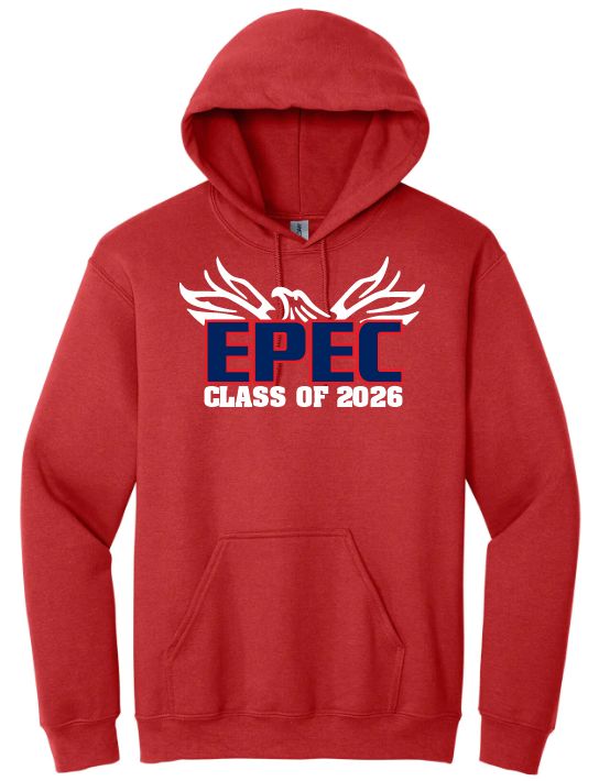 Eastern Passage Education Centre - Red EPEC Class of 2026 Hoodie