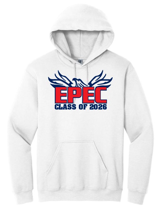 Eastern Passage Education Centre - White EPEC Class of 2026 Hoodie