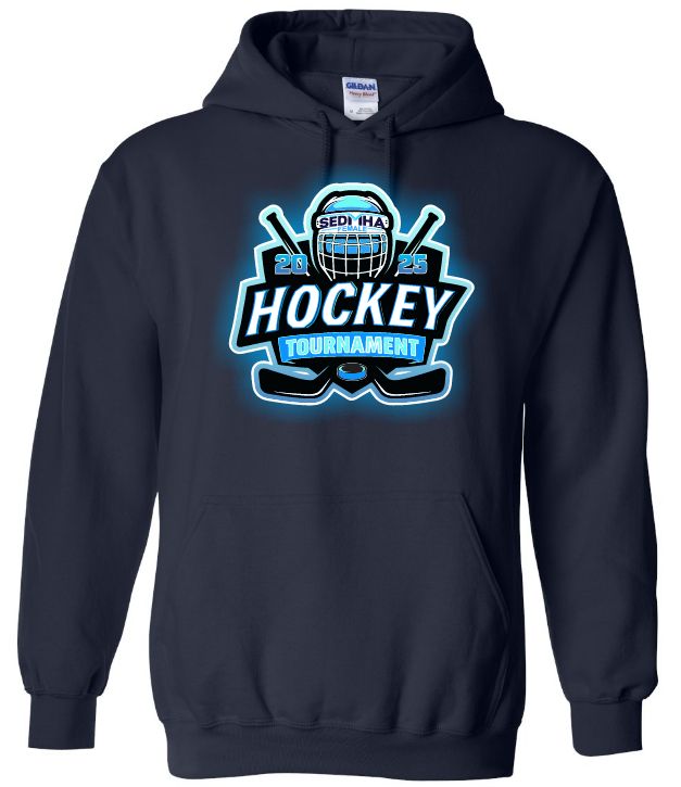 SEDMHA Female Hockey Tournament - Navy SEDMHA Hoodie (Full Chest)